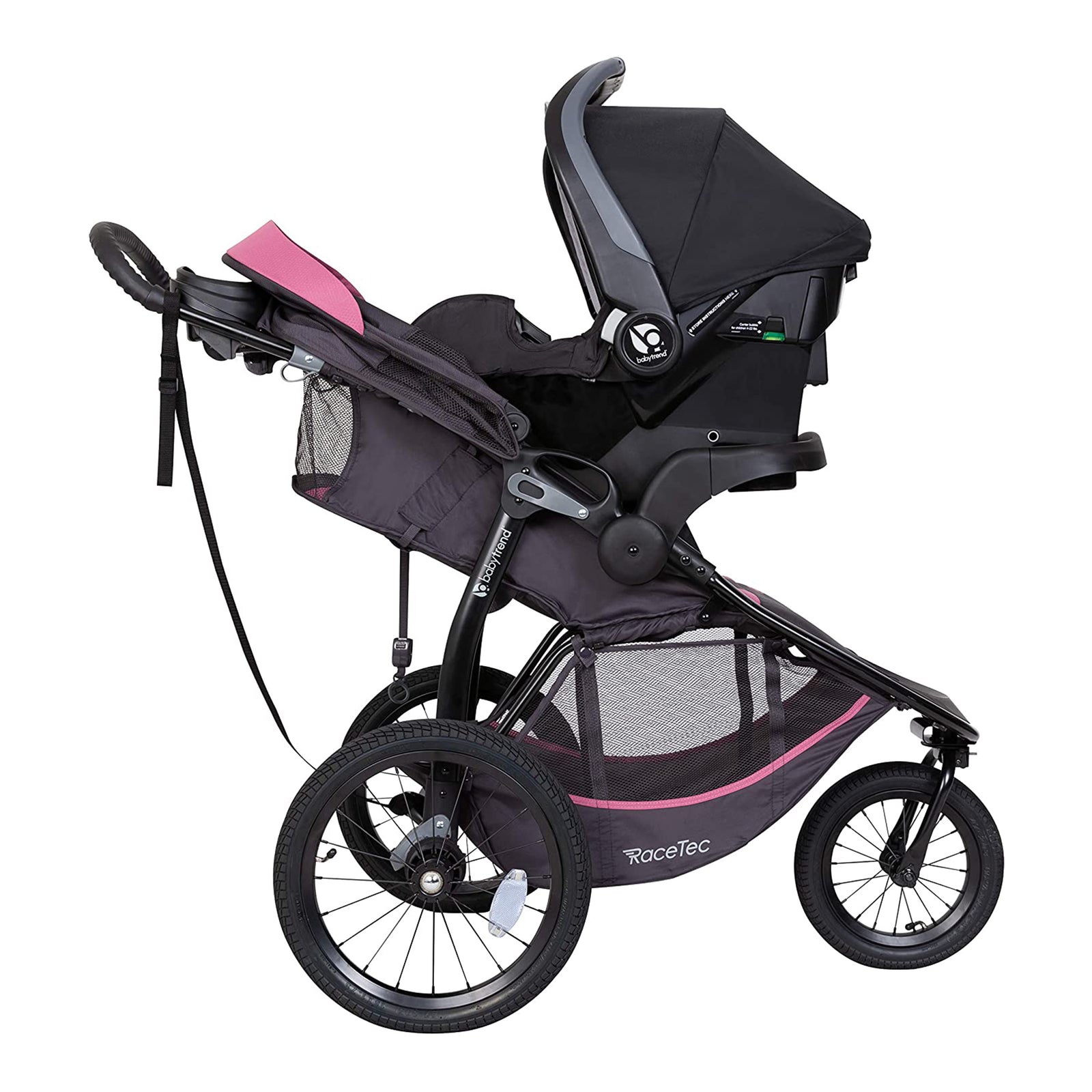 Baby Trend Expedition Race Tec Jogger Toddler Baby Foldable Stroller, Cassis - VMInnovations