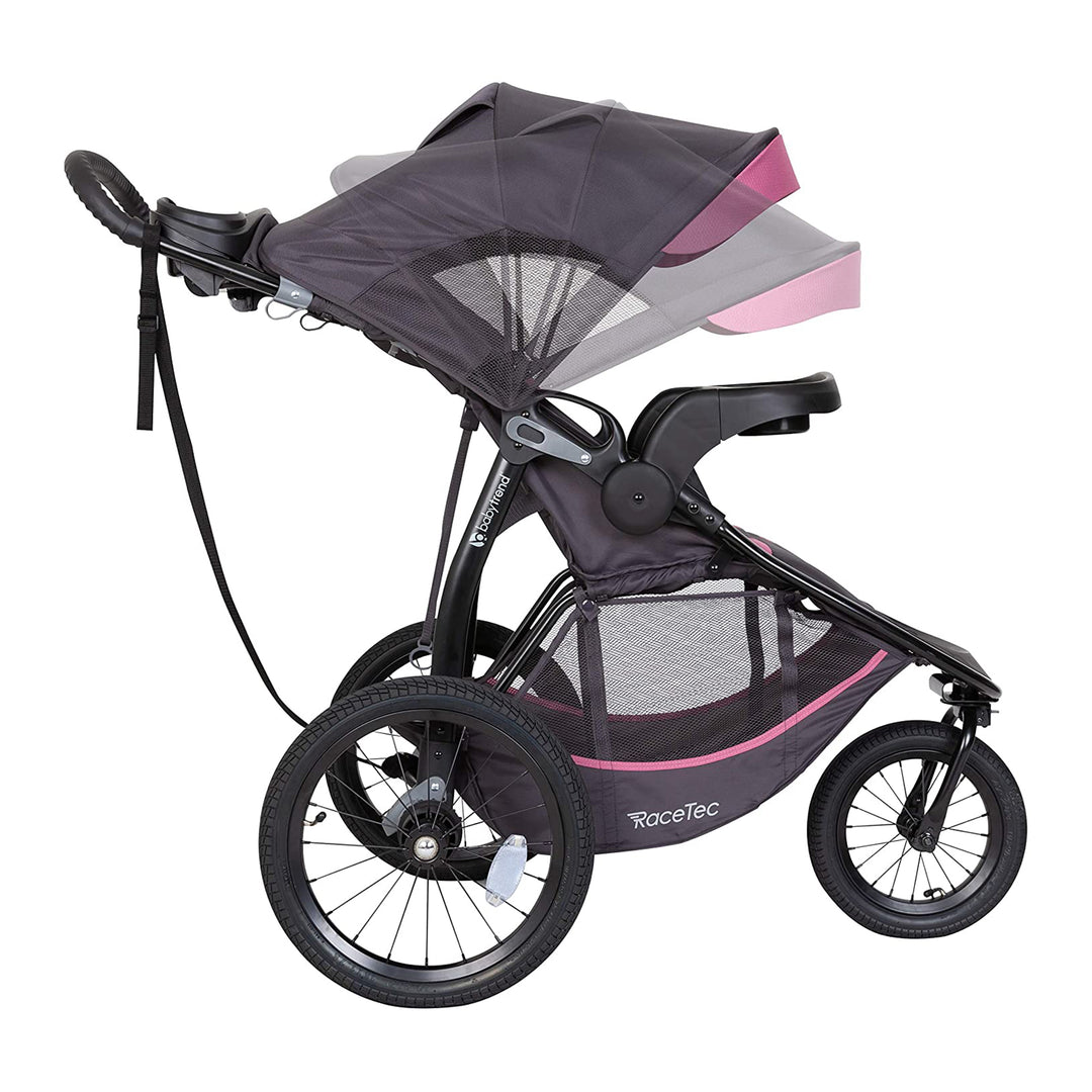Baby Trend Expedition Race Tec Jogger Baby Foldable Stroller, Cassis (Open Box) - VMInnovations