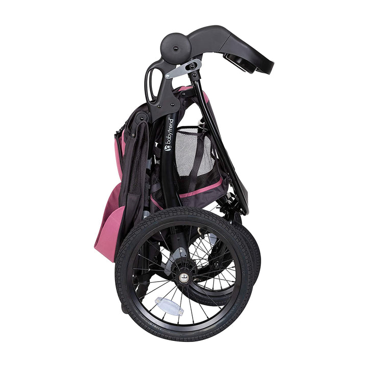 Baby Trend Expedition Race Tec Jogger Baby Foldable Stroller, Cassis (Open Box) - VMInnovations