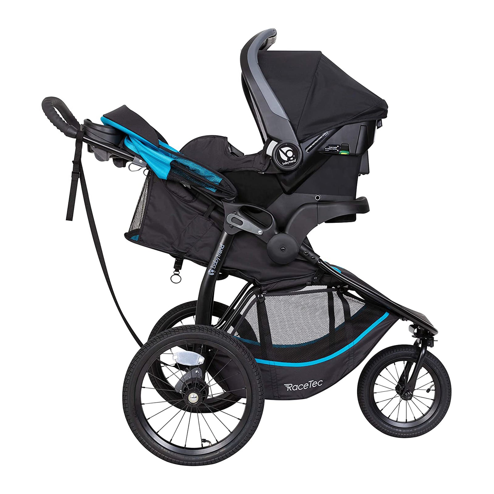 Baby Trend Expedition Race Tec Jogger Toddler Baby Foldable Stroller, Marine - VMInnovations