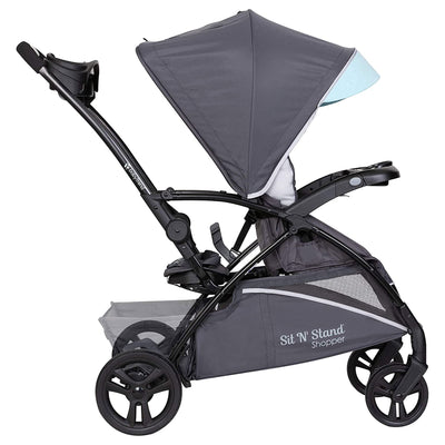 Baby Trend Sit N Stand 5 in 1 Toddler Baby Foldable Travel Stroller, Blue Mist - VMInnovations