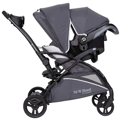 Baby Trend Sit N Stand 5 in 1 Toddler Baby Foldable Travel Stroller, Blue Mist - VMInnovations