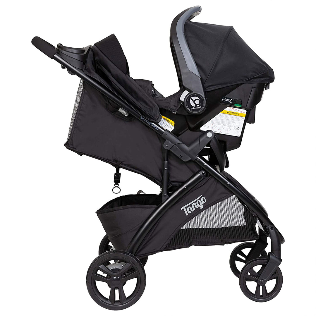 Baby Trend Tango Toddler Baby Foldable Stroller Travel System, Black (Open Box)