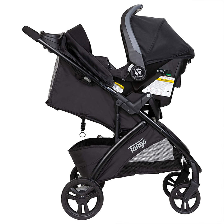 Baby Trend Tango Toddler Baby Foldable Stroller Travel System, Black (Open Box)