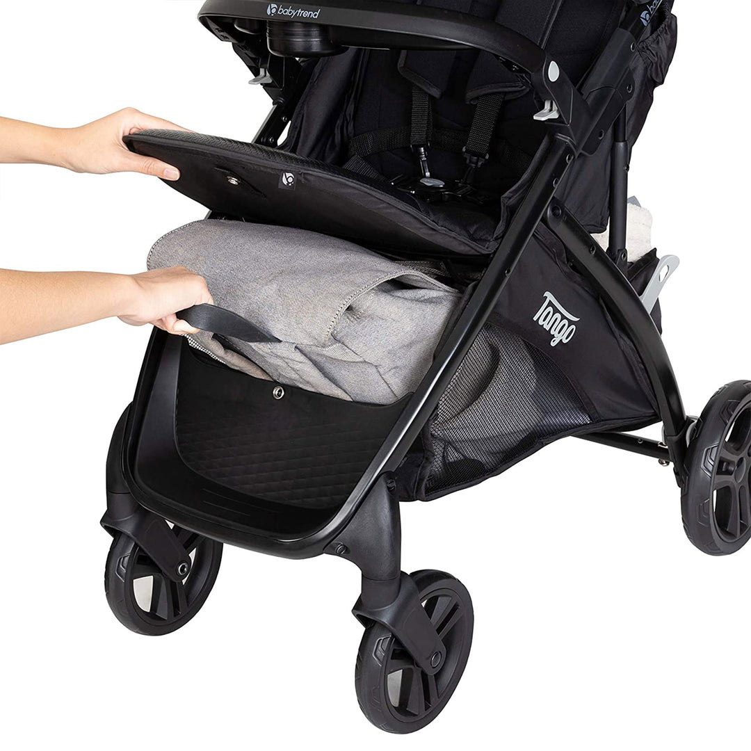 Baby Trend Tango Toddler Baby Foldable Stroller Travel System, Black (Open Box)