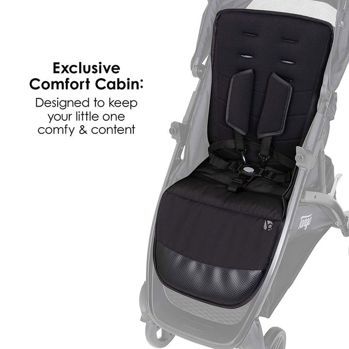 Baby Trend Tango Toddler Baby Foldable Stroller Travel System, Black (Open Box)