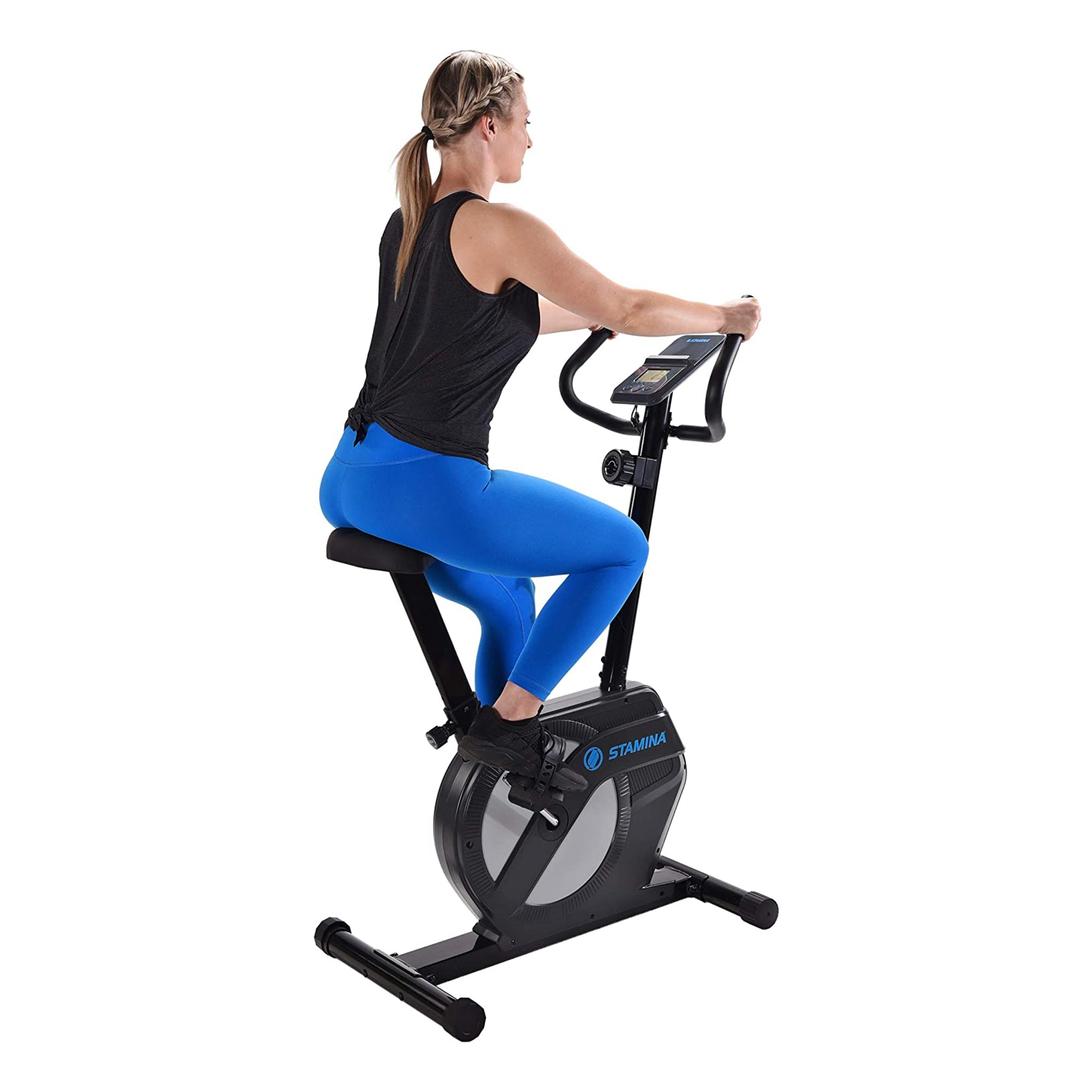 Stamina Products Upright Exercise Bike w/ 8 Level Magnetic Resistance (Open Box) - VMInnovations