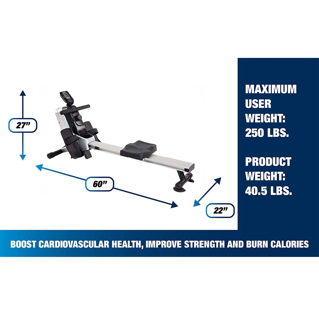 Stamina Products 35-1110 Magnetic Resistance Compact Rowing Machine (Used) - VMInnovations