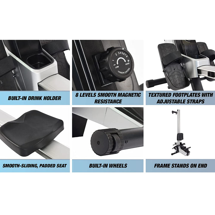 Stamina Products 35-1110 Magnetic Resistance Compact Rowing Machine (Used) - VMInnovations