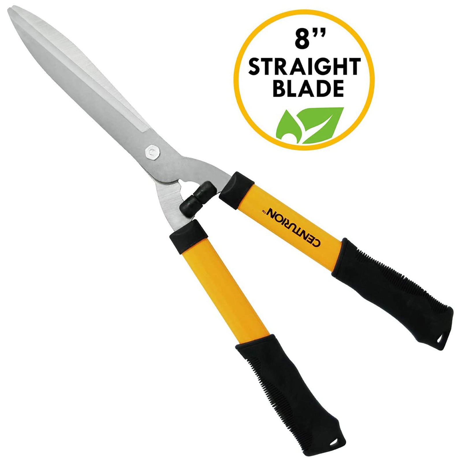 CENTURION 511 8 Inch Precision Steel Blades Hedge Shears Non-Slip Grips (Used) - VMInnovations