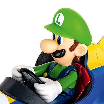 Carrera RC Officially Licensed Nintendo Mario Kart Remote Control Toy Car, Luigi