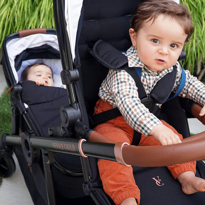 Venice Child Maverick Single Double Folding Stroller w/Seat & Bassinet, Twilight - VMInnovations