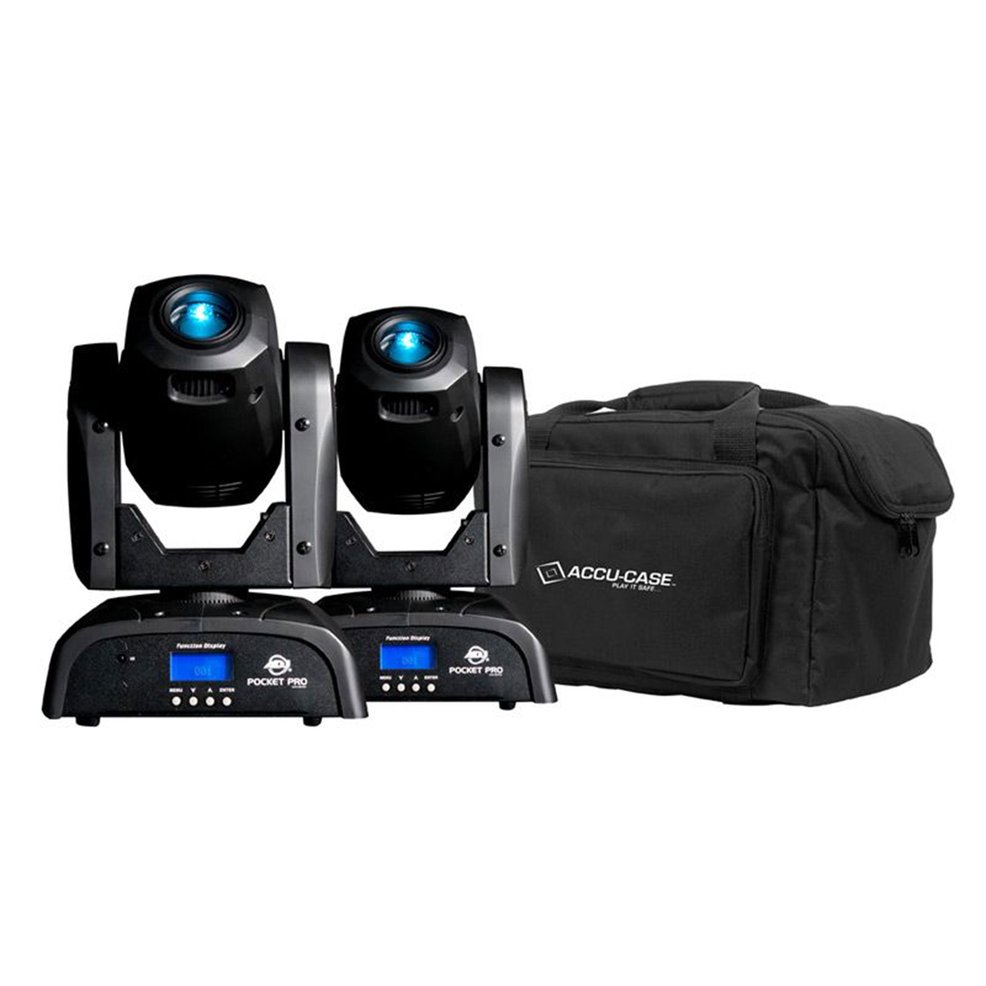 ADJ Pocket Pro Pak DJ LED Moving Stage Lighting Set with F4 PAR Padded Bag(Used) - VMInnovations