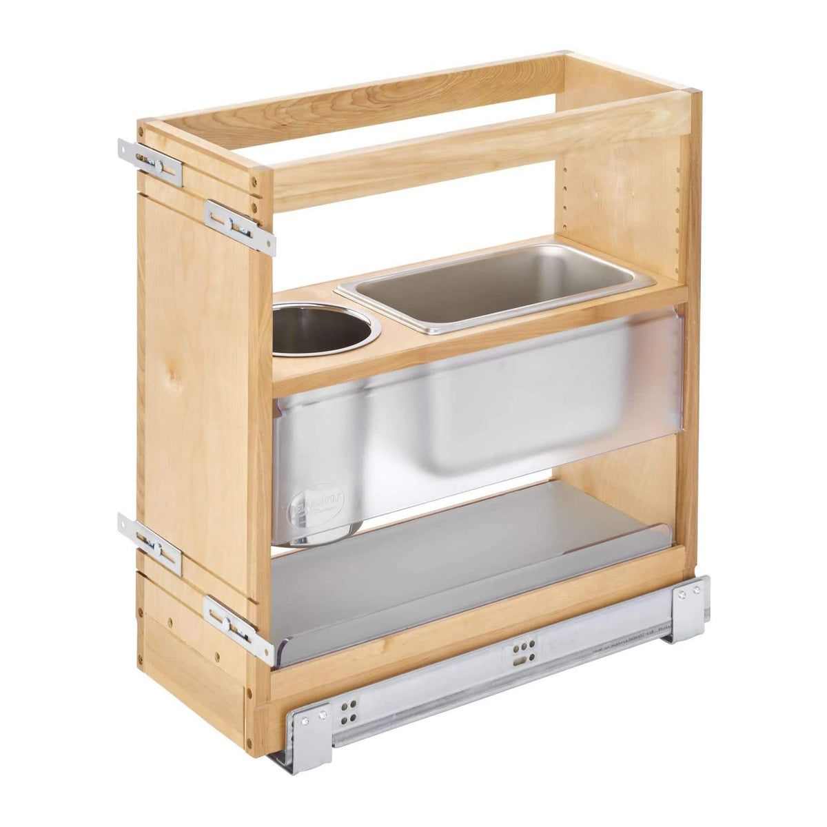 Rev-A-Shelf 20" x 8" Vanity Base Cabinet Storage Organizer, 445-VCG20SC-8