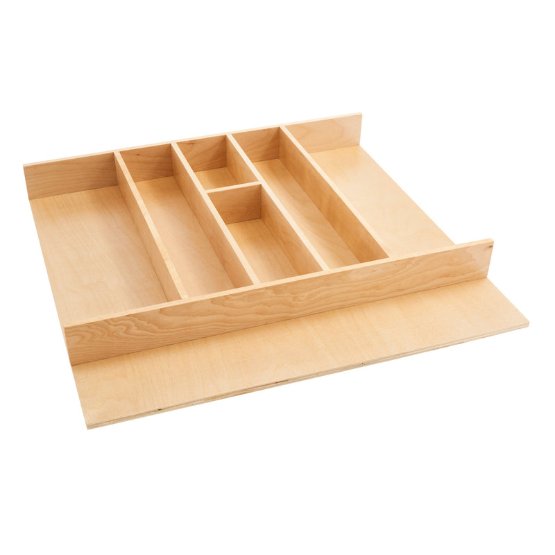 Rev-A-Shelf Wood Trim-to-Fit Drawer Organizer Insert, 23.98 x 21.97 In, 4WUT-3