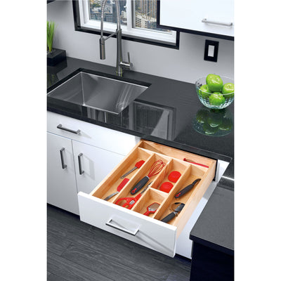 Rev-A-Shelf Wood Trim to Fit Drawer Organizer Insert, 23.98'' x 21.97'', 4WUT-3 - VMInnovations