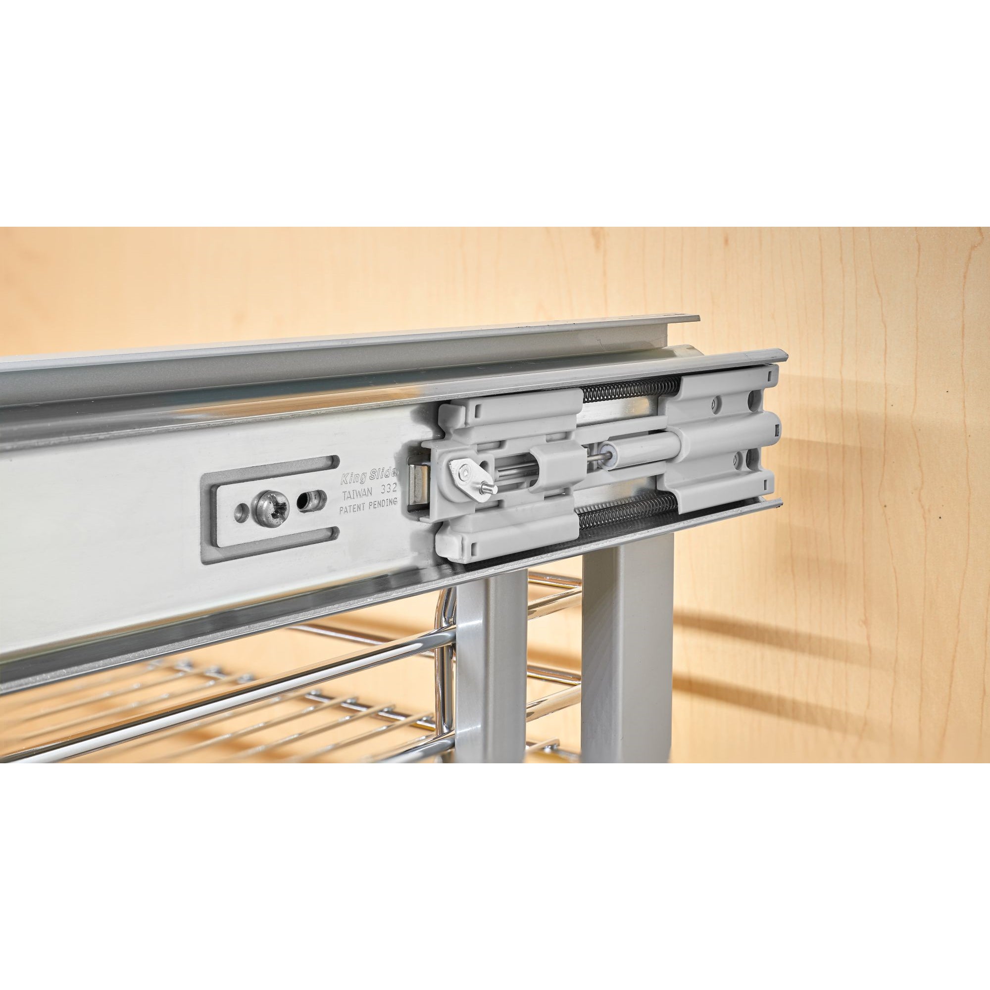 Rev-A-Shelf Pullout Corner Cabinet Organizer w/ Soft-close Three-Tier, 5PSP3-15SC-CR - VMInnovations