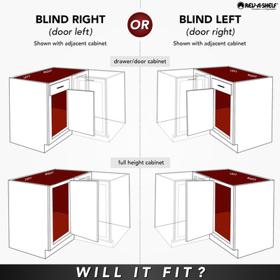 Rev-A-Shelf 5PSP-15SC-CR 15" Chrome Soft Close Blind Corner Organizer (Open Box)
