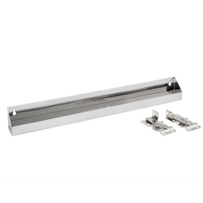 Rev-A-Shelf 25 Inch Slim Tip Out Tray Organizer, Stainless Steel, 6581-25-52