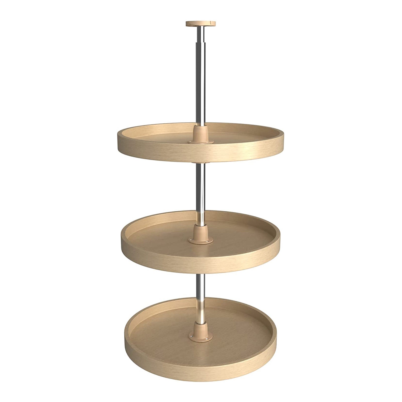 Rev-A-Shelf 18" Lazy Susan Full Circle 3-Tier Wood Maple, LD-4BW-1836-1 - VMInnovations