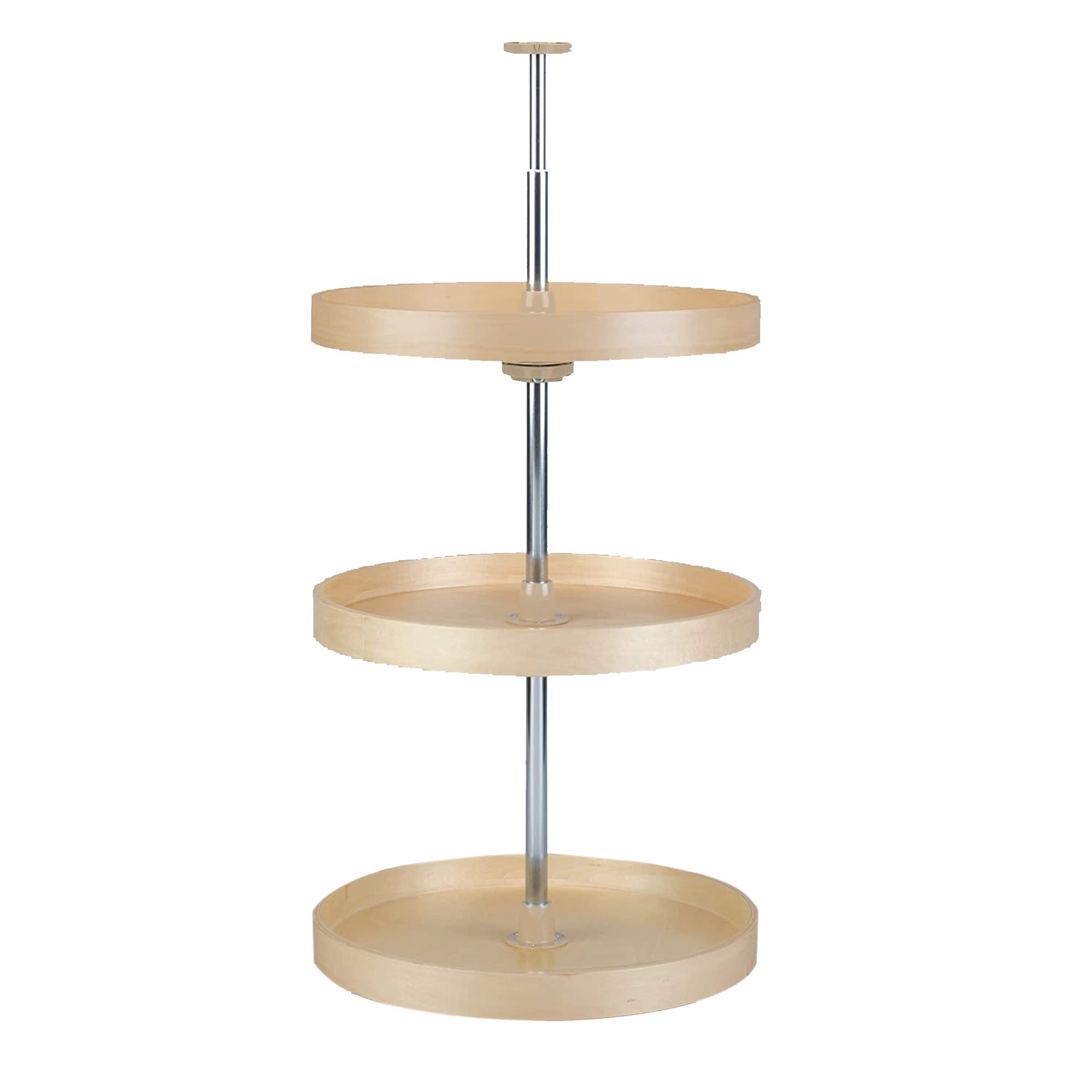 Rev-A-Shelf 18" Lazy Susan Full Circle 3-Tier Wood Maple, LD-4BW-1836-1 - VMInnovations