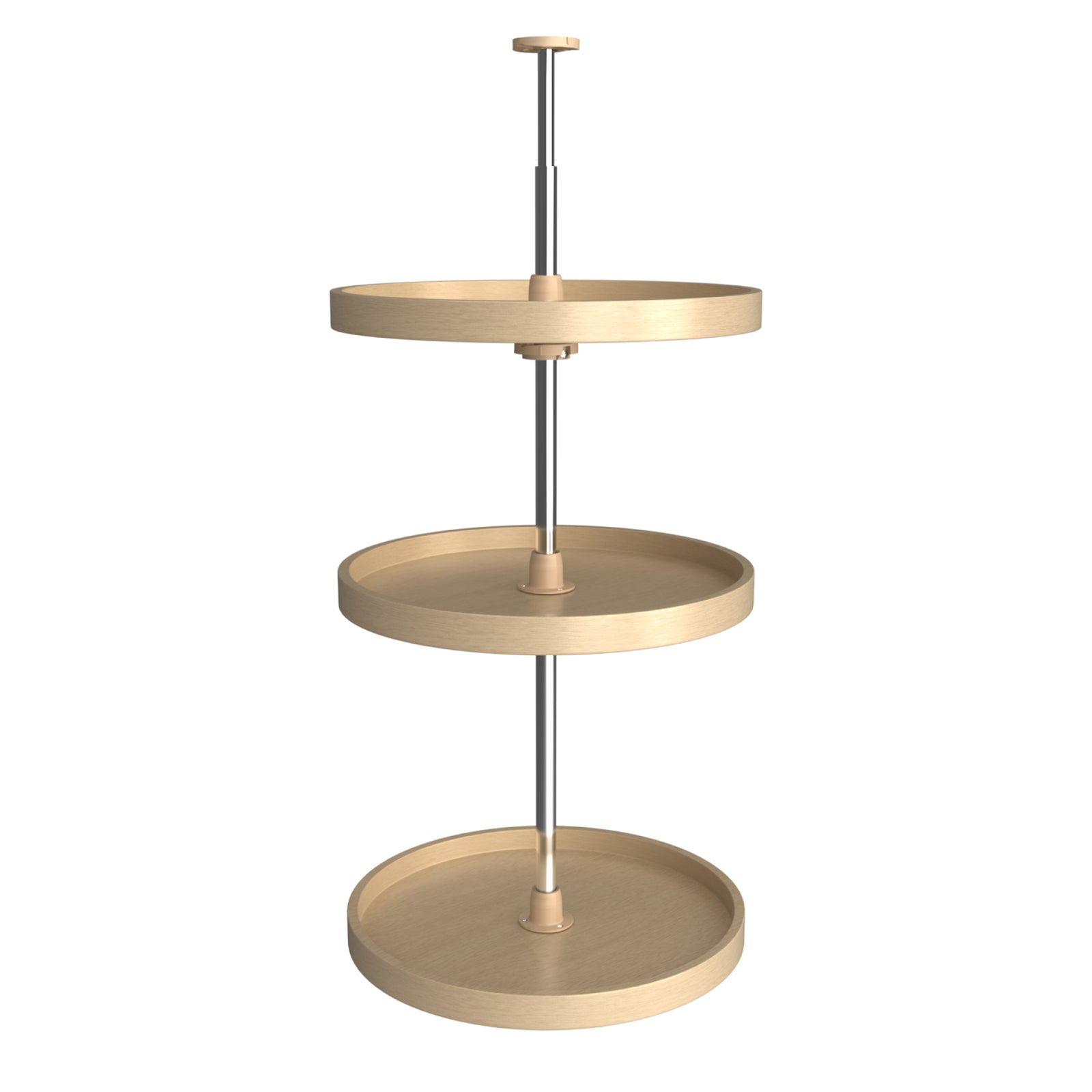 Rev-A-Shelf 20" Lazy Susan Full Circle 3-Tier Wood Maple, LD-4BW-2036-1 - VMInnovations