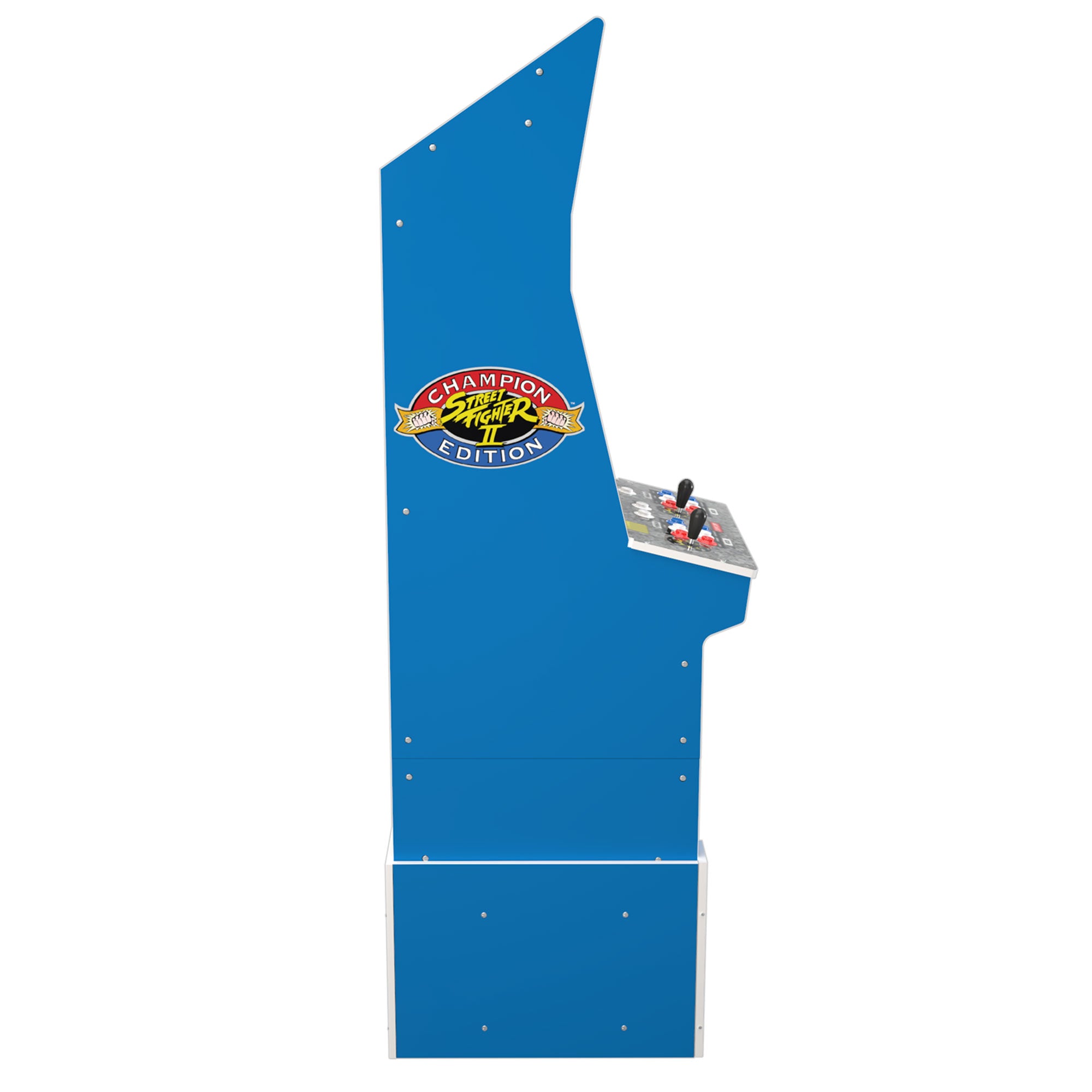 Arcade1Up Street Fighter II Champion Edition Arcade Game & Padded Stool, 2 Pack