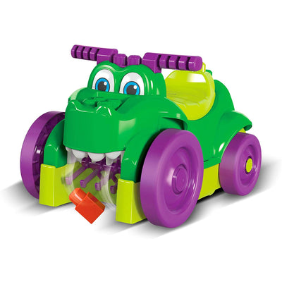 Mega Bloks First Builders Ride n' Chomp Croc, Crocodile Riding Toy (Used)
