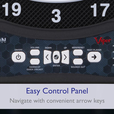 Viper 42-0003 Ion Electronic Dartboard w/ 48 Games, Up to 8 Players, Blue/Green