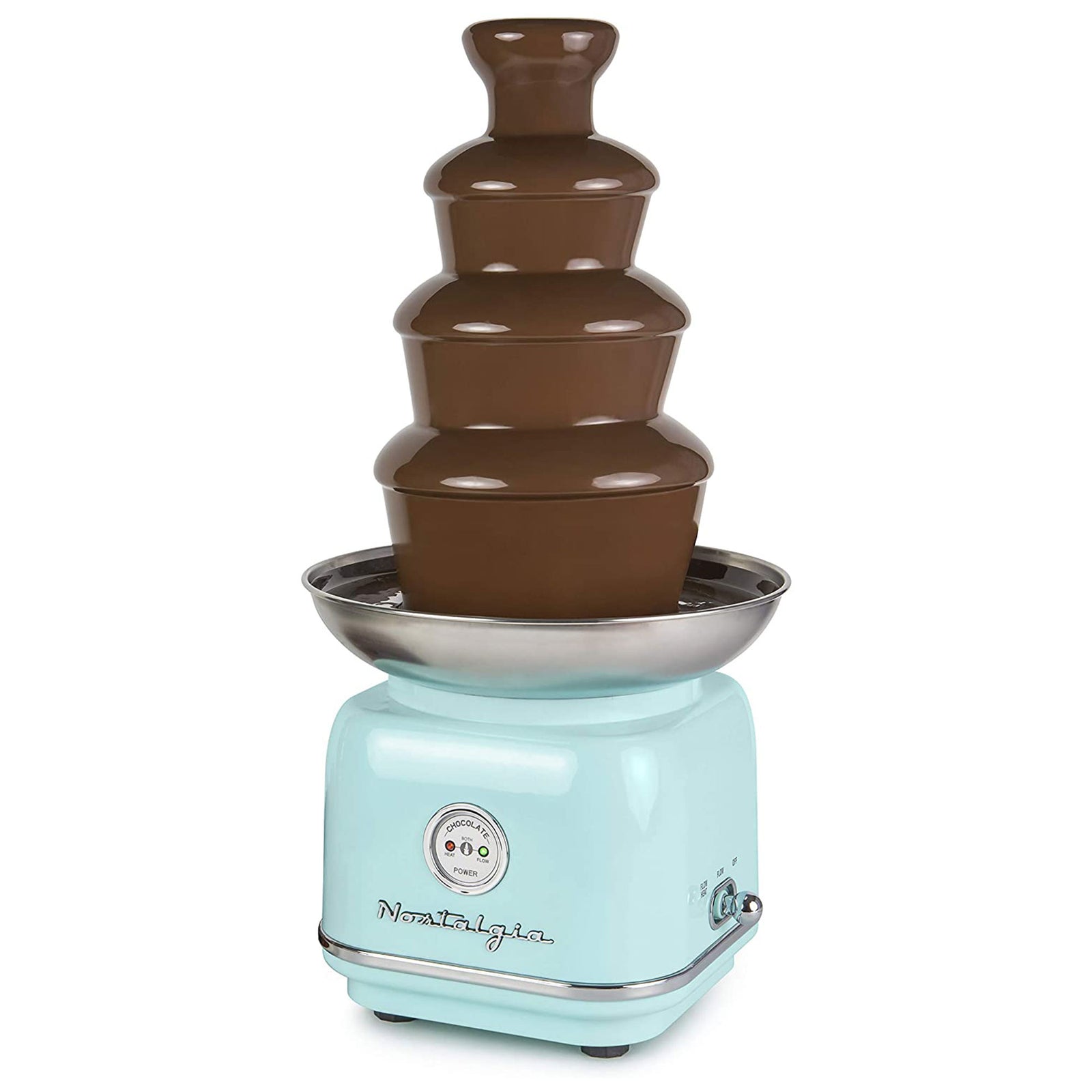 Nostalgia 2 Lb Classic Retro 4 Tier Cascading Chocolate Fondue Fountain (Used) - VMInnovations