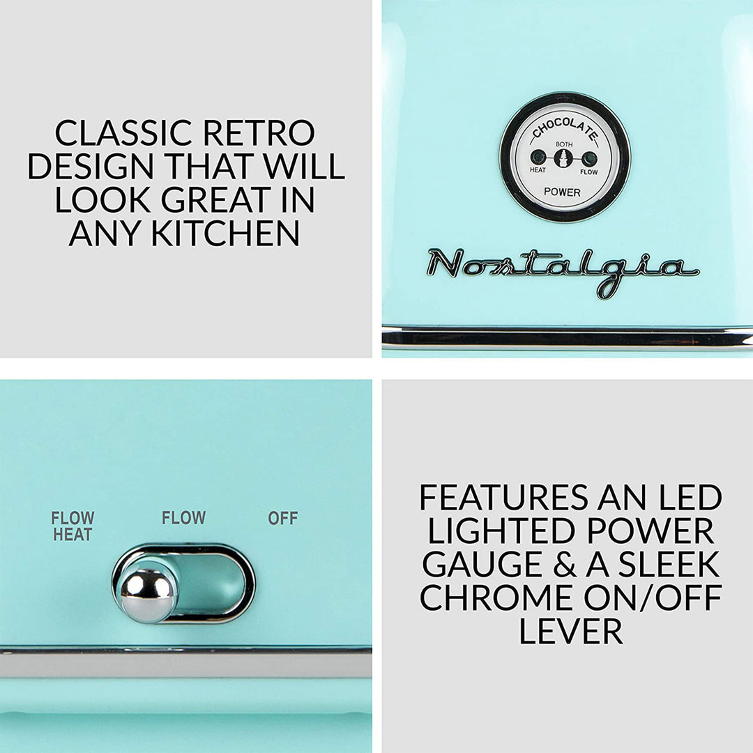 Nostalgia 2 Lb Classic Retro 4 Tier Cascading Chocolate Fondue Fountain (Used) - VMInnovations