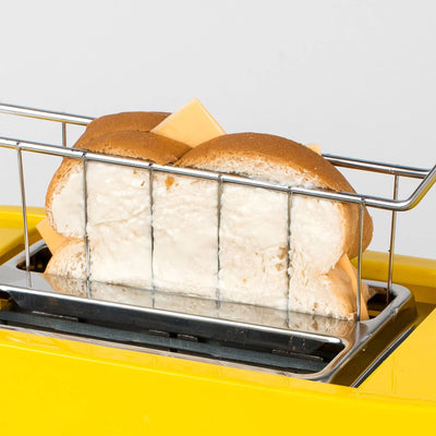 Nostalgia Easy Clean Grilled Cheese Sandwich Toaster with 2 Toasting Baskets