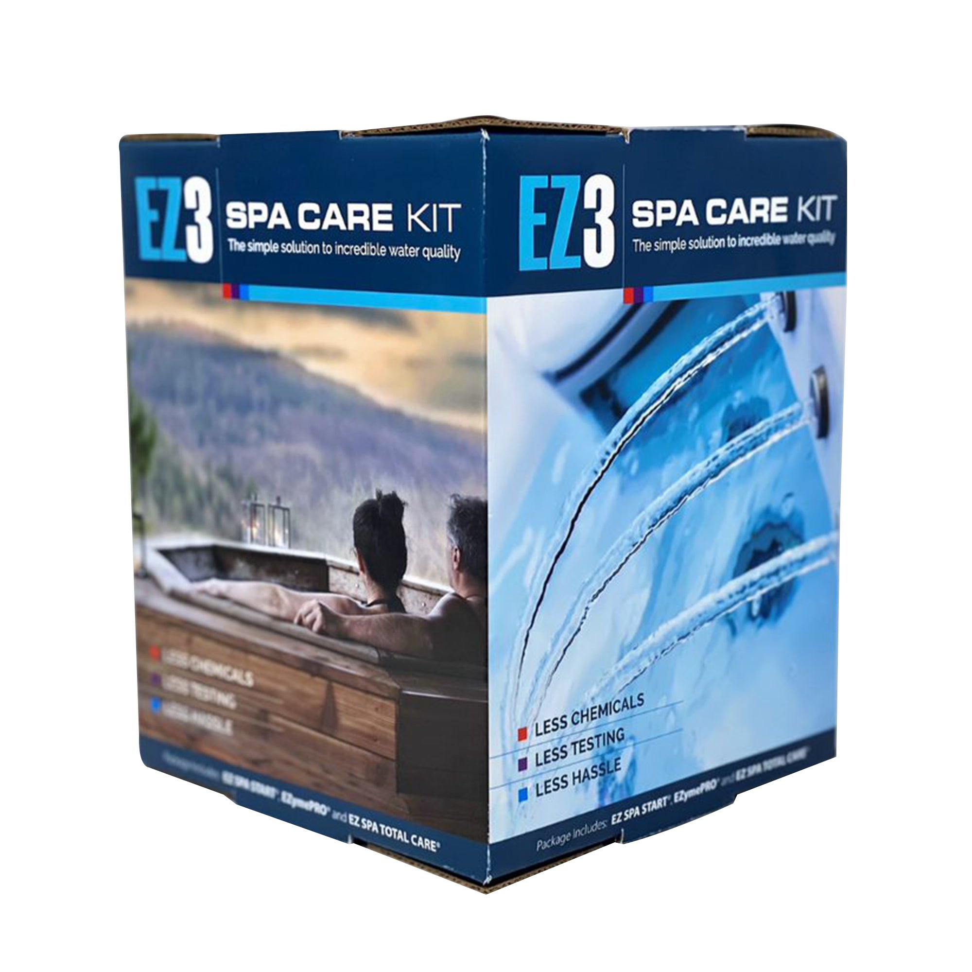 EZ3 Spa Care Kit for 3 in 1 Swimming Pool & Hot Tub Maintenance (Open Box)