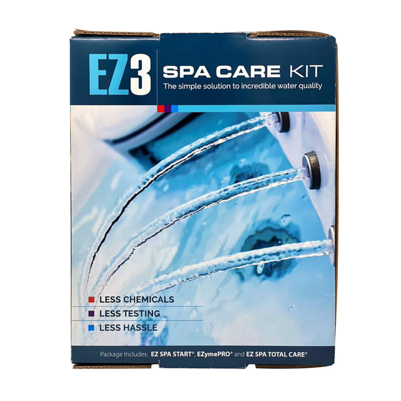 EZ Spa EZ3 Spa Care Kit for 3 in 1 Swimming Pool & Hot Tub Chemical Maintenance