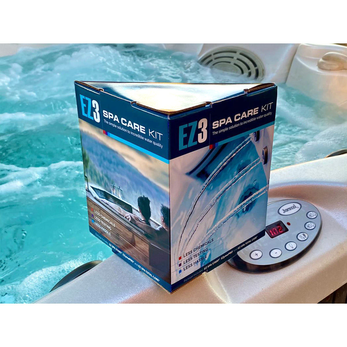 EZ3 Spa Care Kit for 3 in 1 Swimming Pool & Hot Tub Maintenance (Open Box)