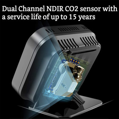 GZAIR 2S Temperature & Humidity CO2 Detector w/ NDIR Channel Sensor (Open Box)