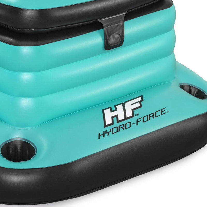 Hydro-Force Glacial Sport 9.43 Gallon Inflatable Floating Cooler, Teal(Open Box)