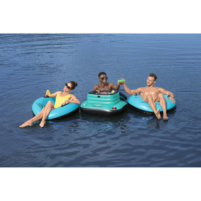 Bestway Hydro-Force Glacial Sport 9.43 Gallon Inflatable Floating Cooler, Teal