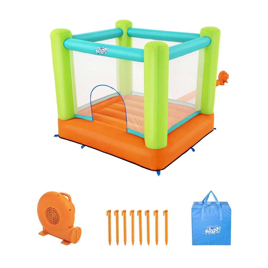 Bestway Jump And Soar Inflatable Bounce House w/ Pump and Bag (Open Box) - VMInnovations