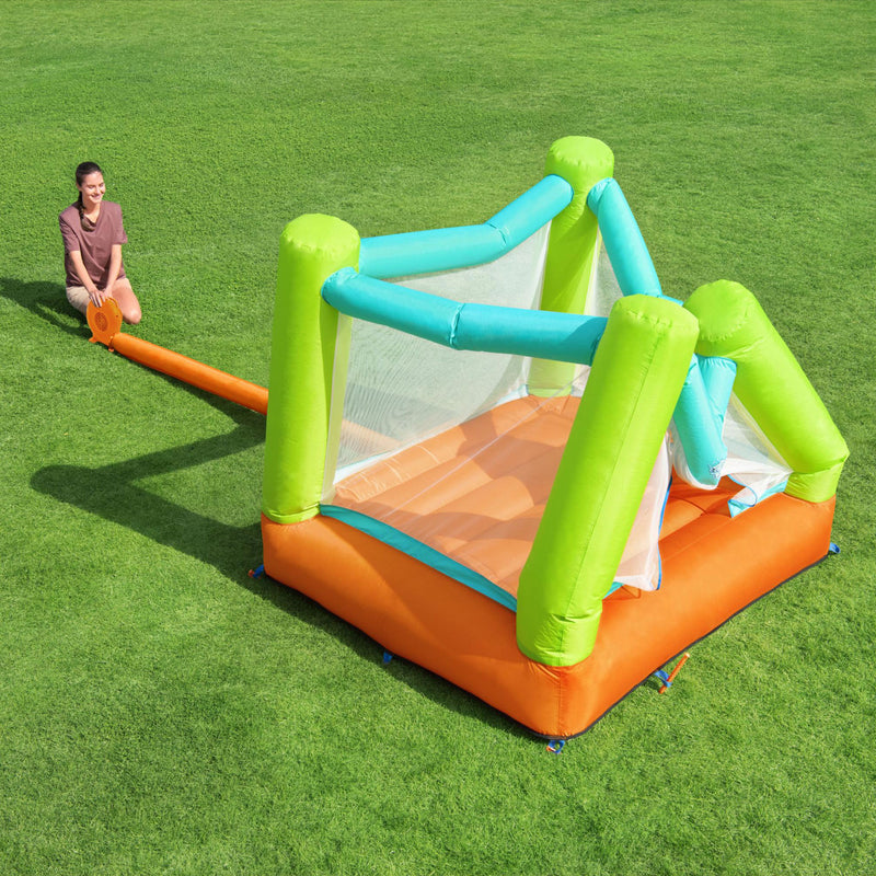 Jump And Soar Outdoor and Indoor Inflatable Bounce House w/ Pump and Bag (Used)
