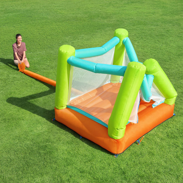 Bestway Jump And Soar Inflatable Bounce House w/ Pump and Bag (Open Box)