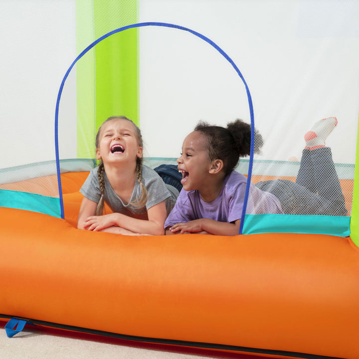 Bestway Jump And Soar Inflatable Bounce House w/ Pump and Bag (Open Box) - VMInnovations