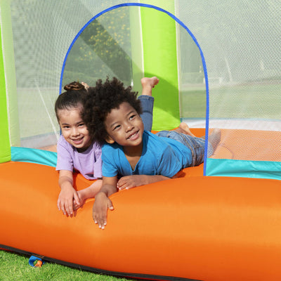 Bestway Jump And Soar Inflatable Bounce House w/ Pump and Bag (Open Box) - VMInnovations
