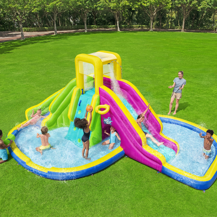 H2OGO Funfinity Inflatable Mega Water Park w/Blower Pump (Open Box)