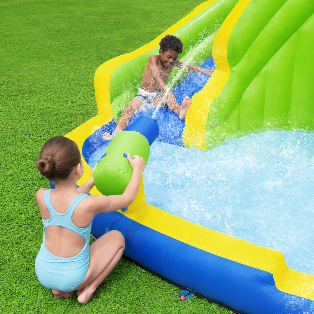 Bestway H2OGO! Funfinity Splash Kids Inflatable Mega Water Park with Air Blower