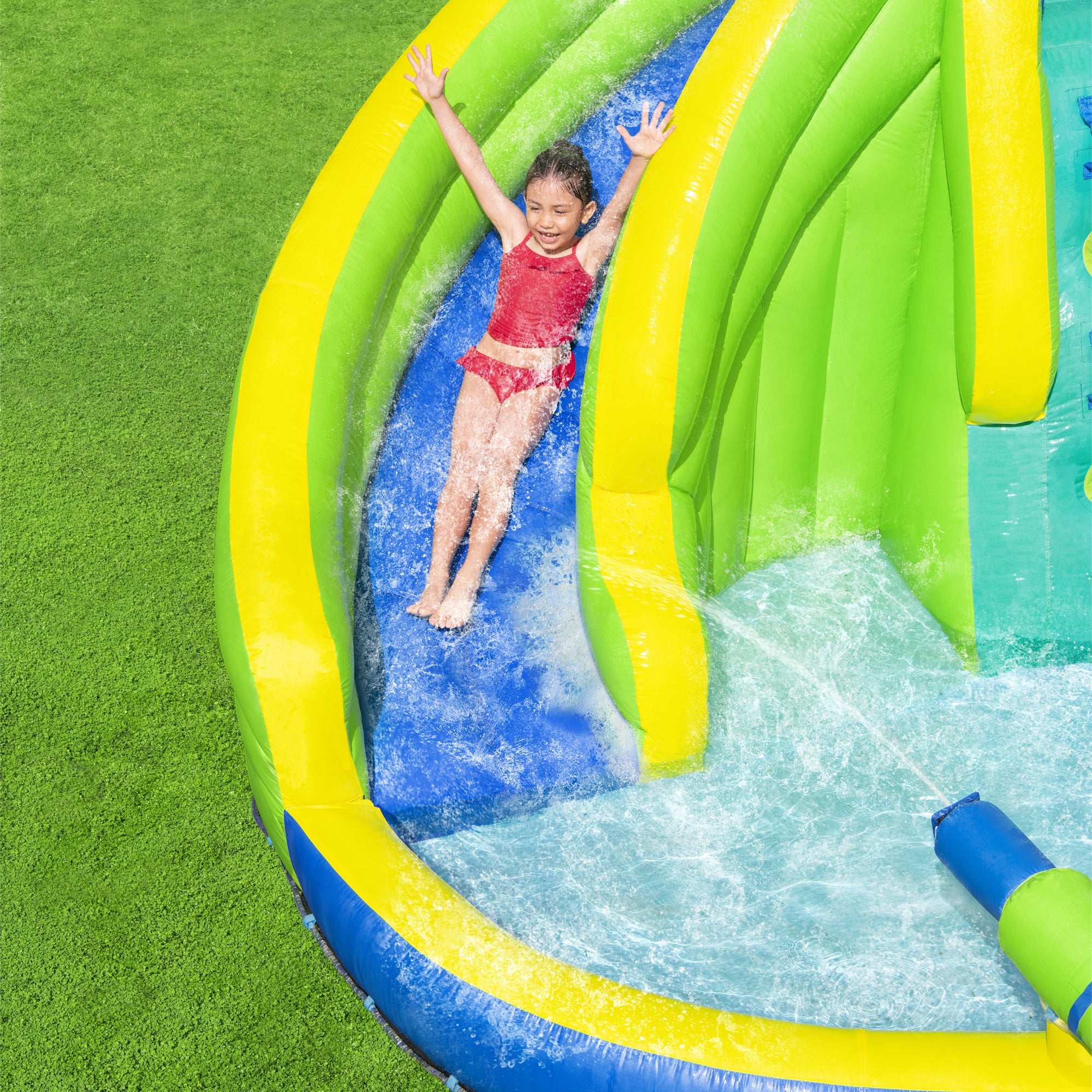 H2OGO Funfinity Inflatable Mega Water Park w/Blower Pump (Open Box) - VMInnovations