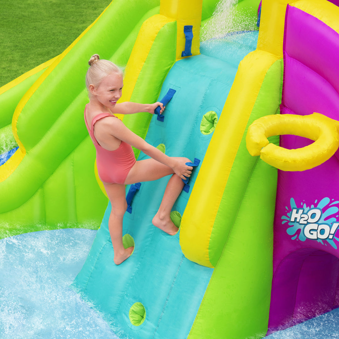 Bestway H2OGO! Funfinity Splash Kids Inflatable Mega Water Park with Air Blower