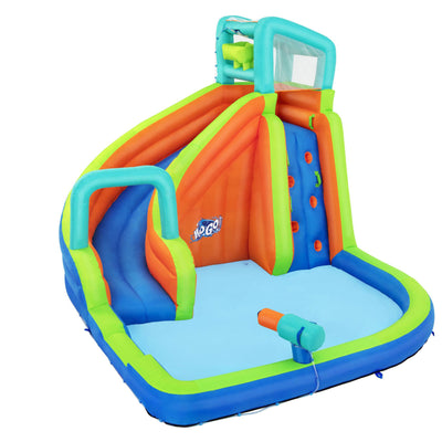 H2OGO! Turbo Splash Zone Inflatable Water Park with Slide and Bucket (Used)