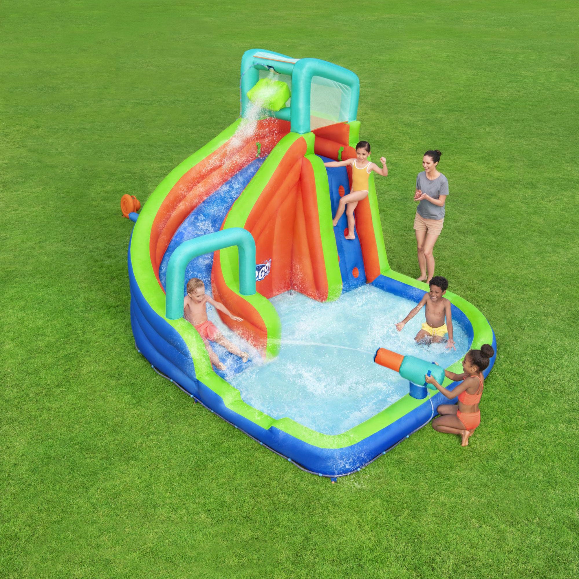 Bestway H2OGO! Turbo Splash Zone Water Park with Slide & Soak Bucket (Open Box)