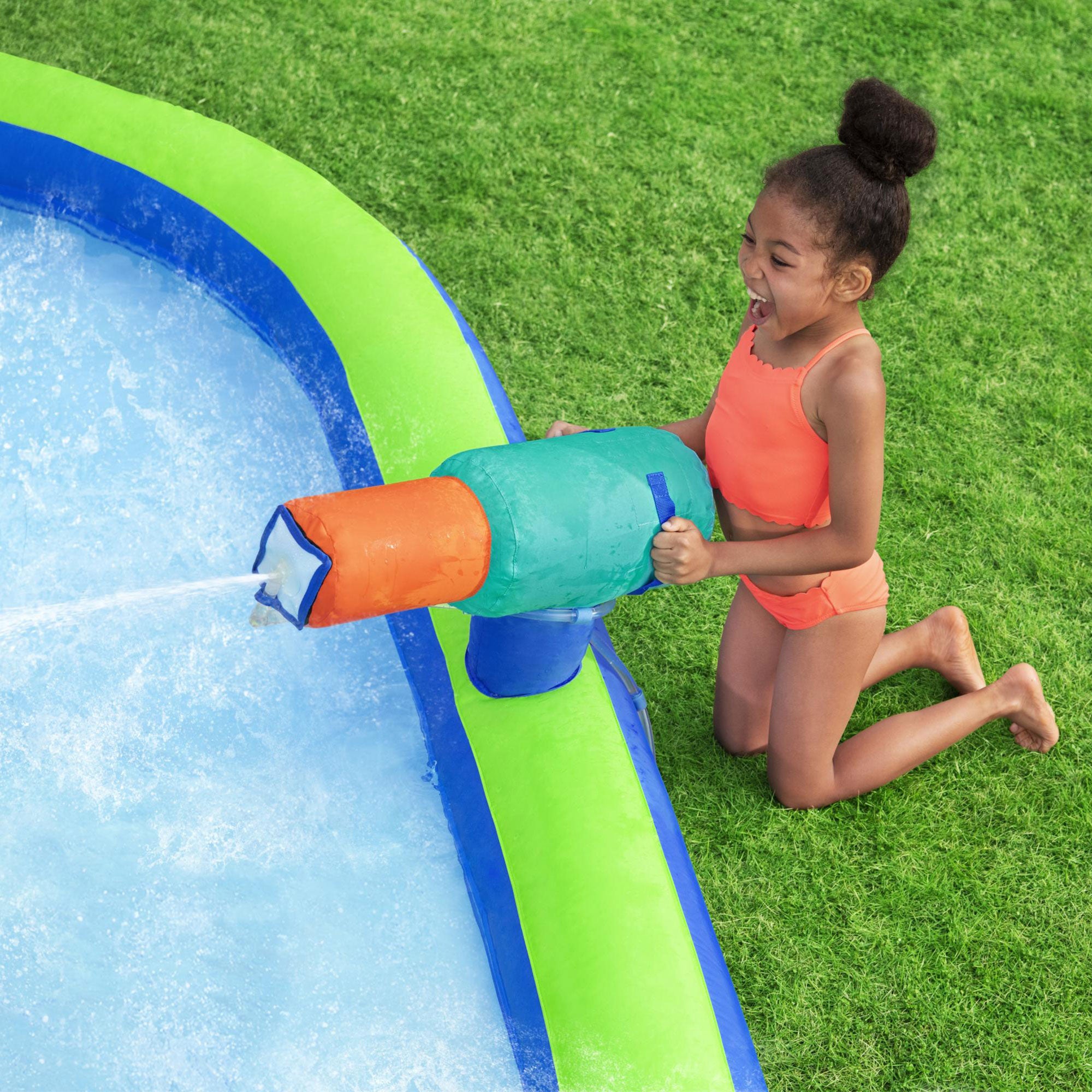 Bestway H2OGO! Turbo Splash Zone Water Park with Slide & Soak Bucket (Open Box)